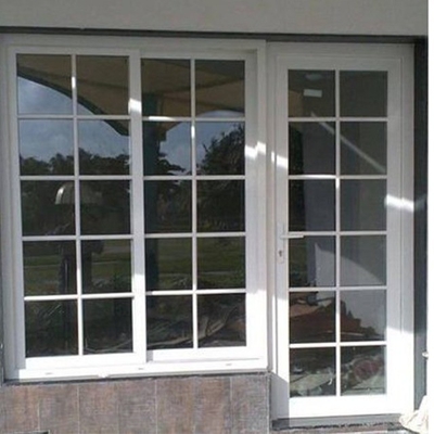 Modern Design Aluminum Double Glazing Window and Door Decoration with Georgian Bars