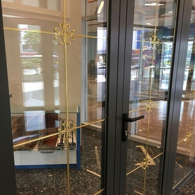 Decorative Georgian Bar Aluminum Insulating Glass Window Perfect for All the Scenarios