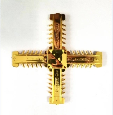 Cross Design Electroplated Aluminum Georgian Bar Connector for UPVC Sliding Windows