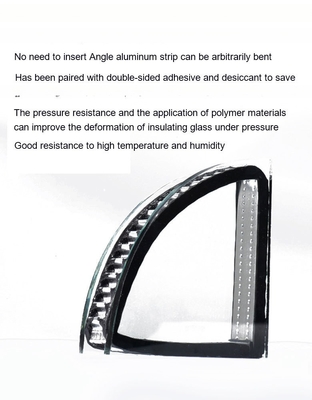 Warm Edge Spacer bar 15mm Low E Coating Transparent Reflective Insulated Glass For Windows And Doors