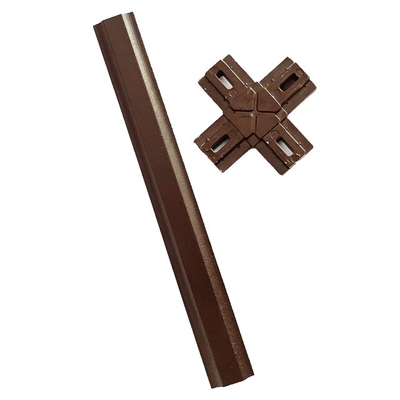 Alloy Material Electroplated Georgian Bar Flower Mirror for Sliding UPVC Windows and Doors