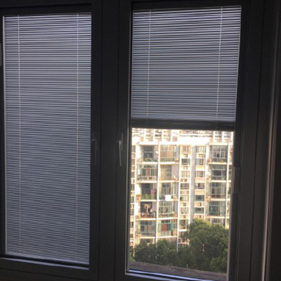 Magnetic Control Hollow Louver Roller Shutter Door And Windows With Built In Shutter