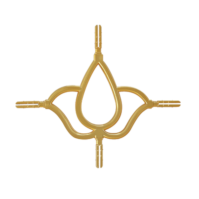 Gold HTY Customized Georgian Bar For Window And Door Fittings Diameter 7mm
