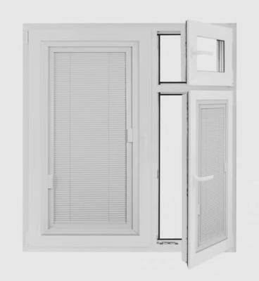 Say Hello to Easy Maintenance with Our Built-in Blinds Between Glass Shutter Window