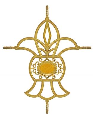 Insulating Glass Georgian Flower The Perfect Cross Centre Keys Connector for Elegance