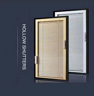 Double Glazed Built In Blinds Glass Panel with VERTICAL Opening Pattern and Service