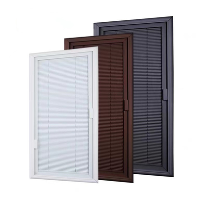 Minetal Aluminum Curtain Wall with Double Glazing Glass and Blinds Between Glass